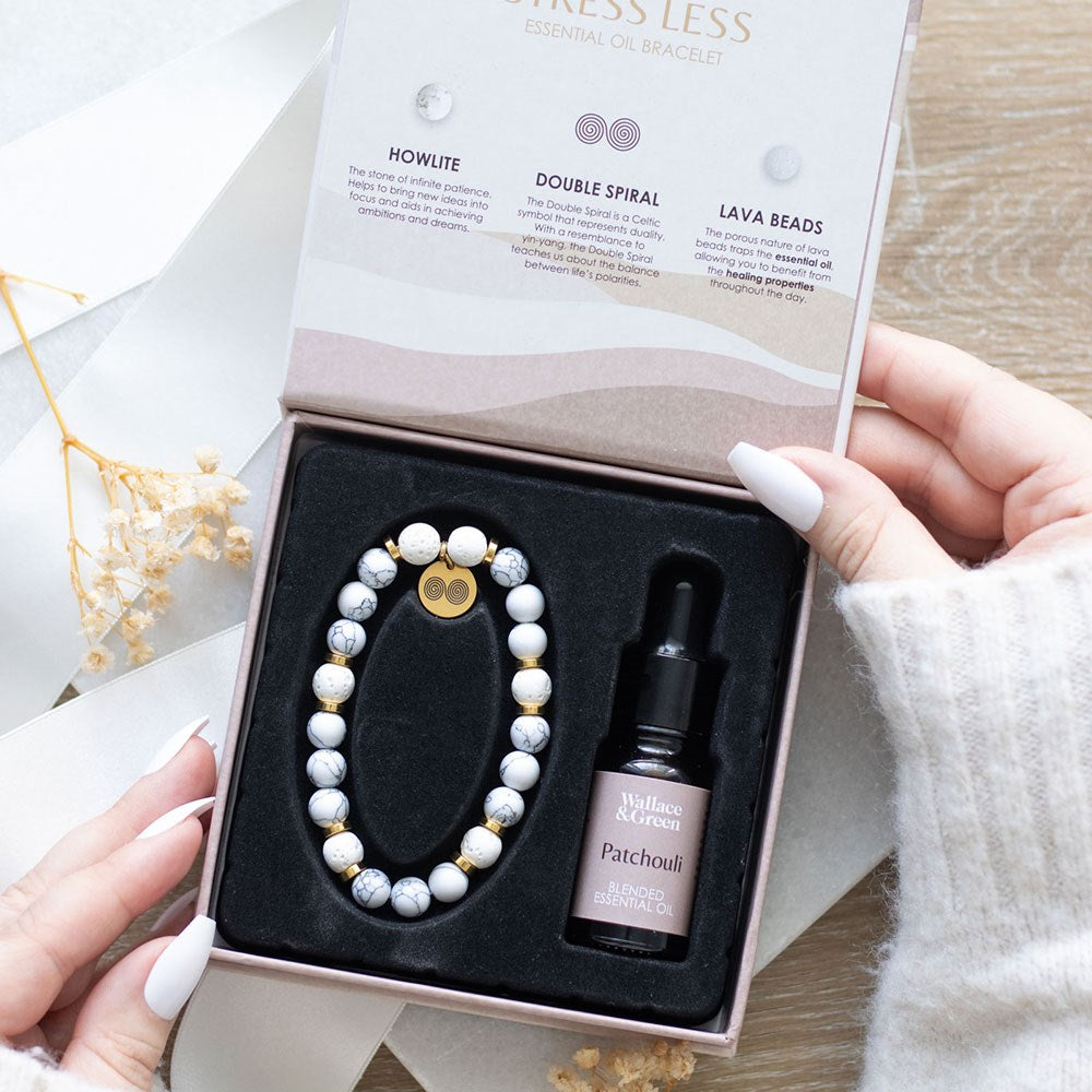 Anti-Anxiety Amethyst Crystal Essential Oil Bracelet