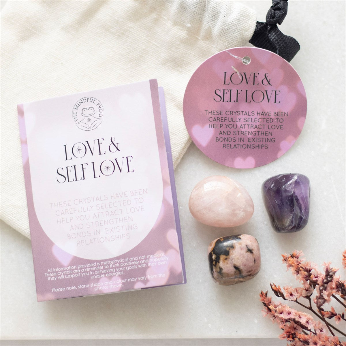 LOVE & SELF LOVE HEALING CRYSTAL SET