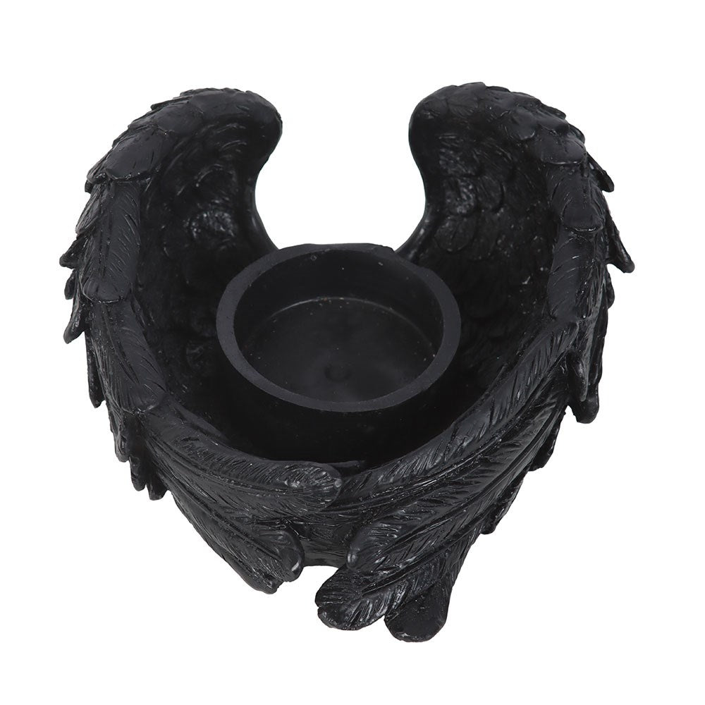 Raven Wings Tealight Holder