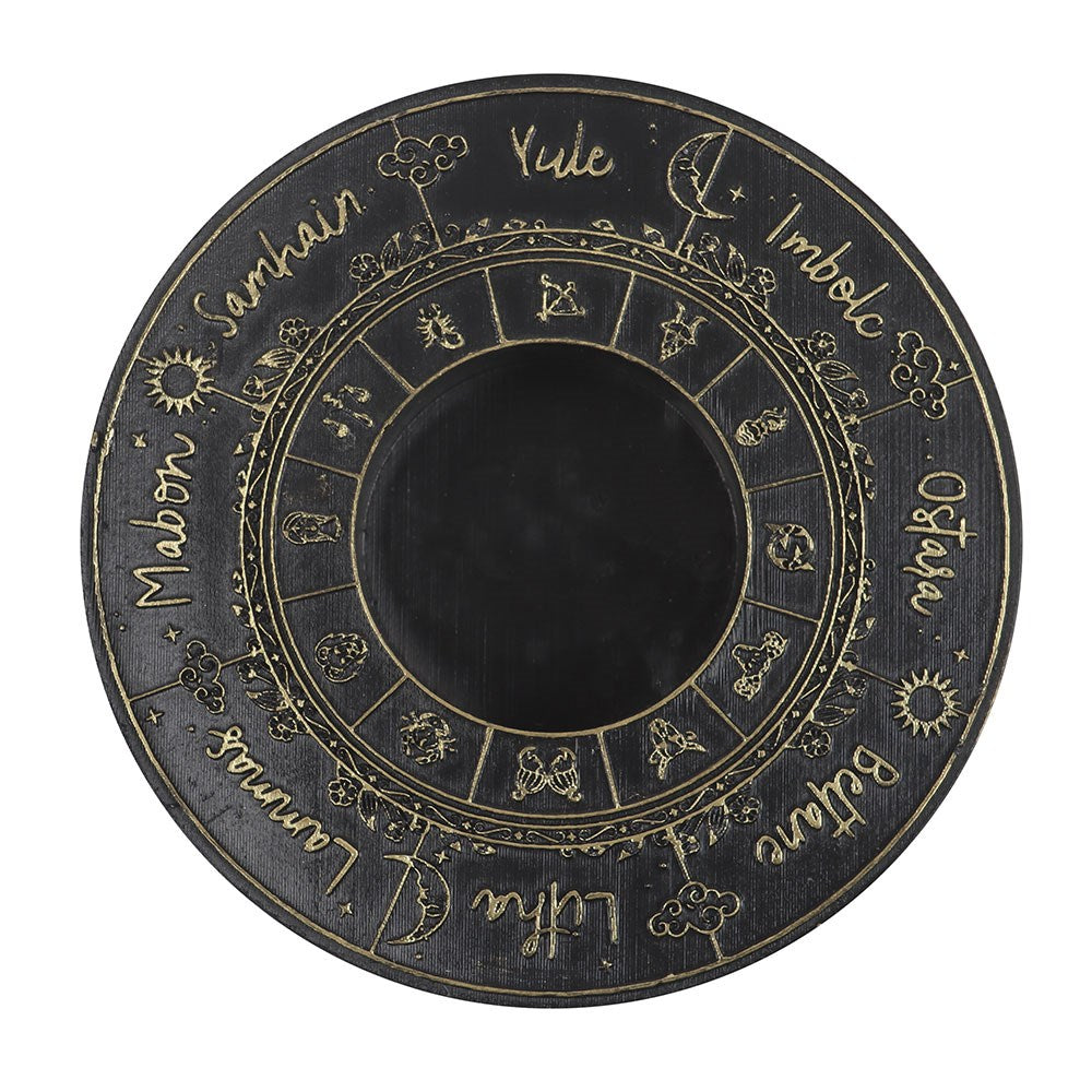 Wheel of the Year Tealight Candle Holder