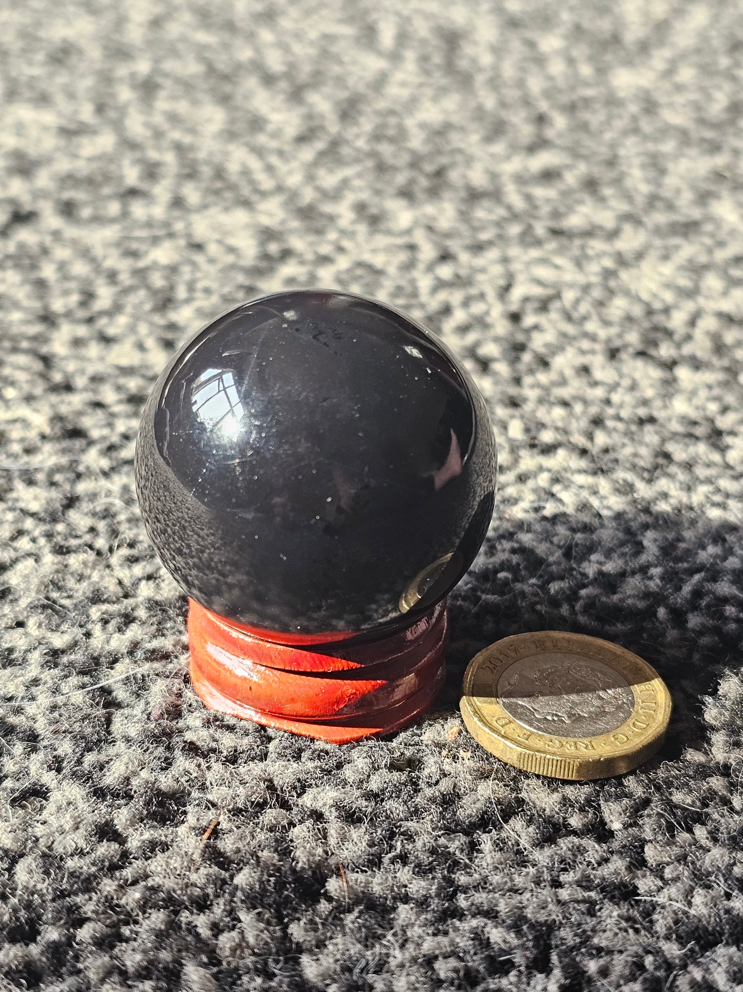 Black Obsidian Sphere 40mm