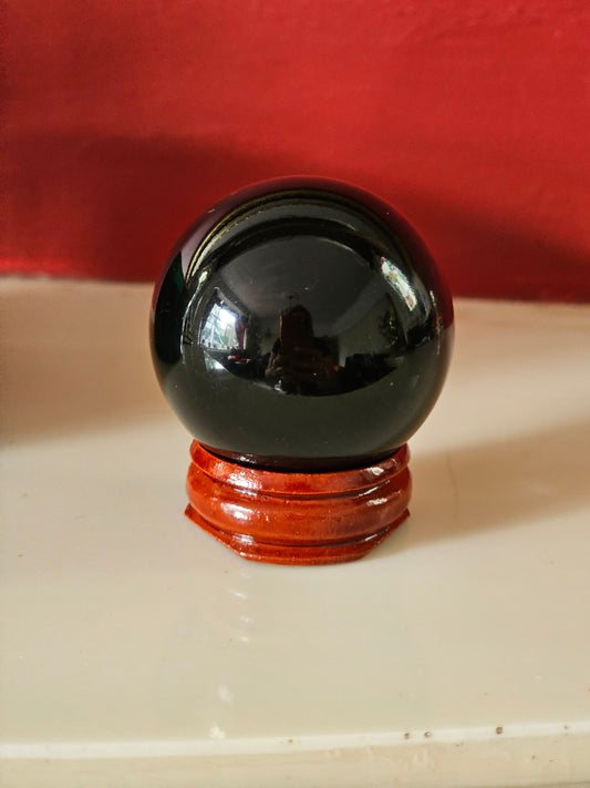 Black Obsidian Sphere 40mm