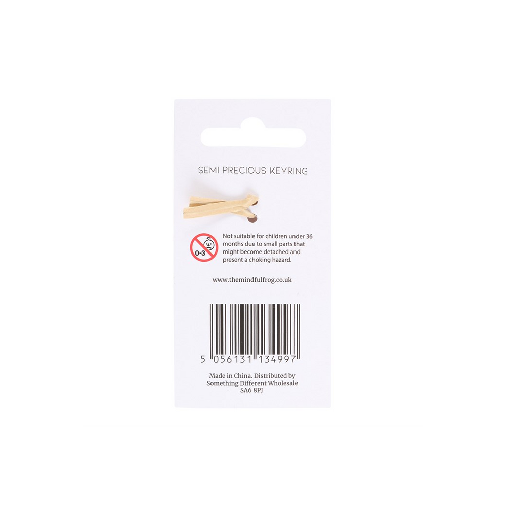 Amethyst Semi Precious Crystal Keyring