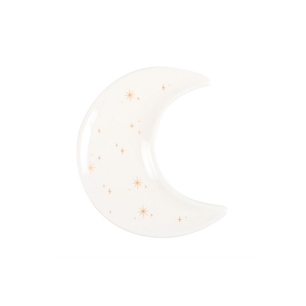 Stress Healing Crystal Set with Moon Trinket Dish