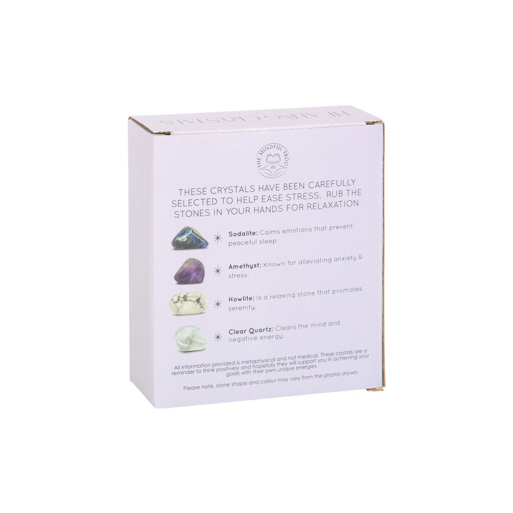 Stress Healing Crystal Set with Moon Trinket Dish