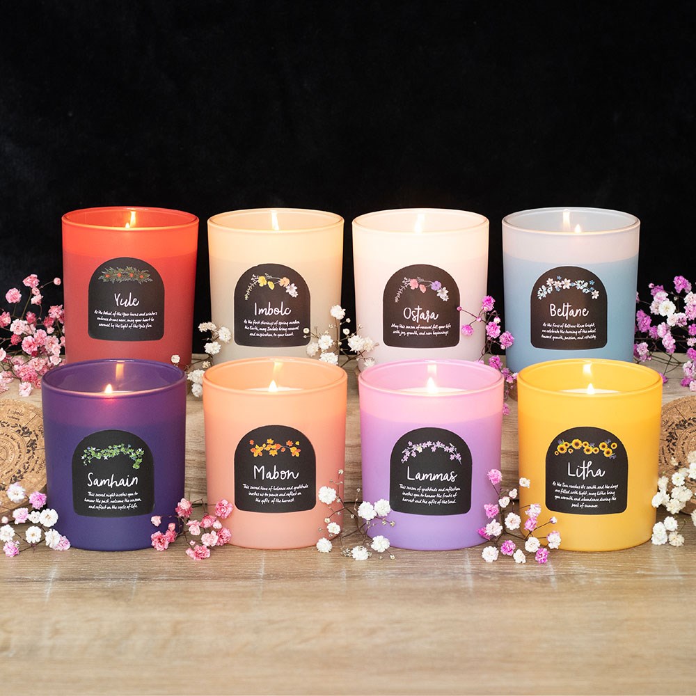 Samhain Spiced Pumpkin Wheel of the Year Candle