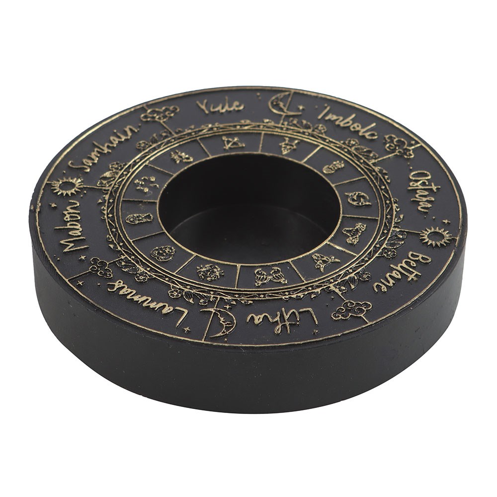 Wheel of the Year Tealight Candle Holder