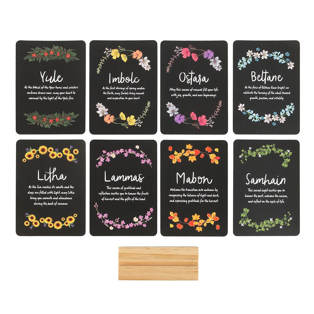 Wheel of the Year Altar Cards